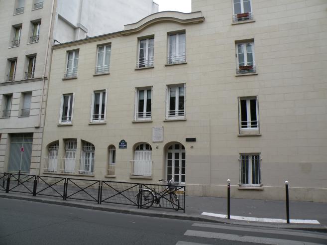  immeuble ou vécut August Strindberg, rue d'Assas